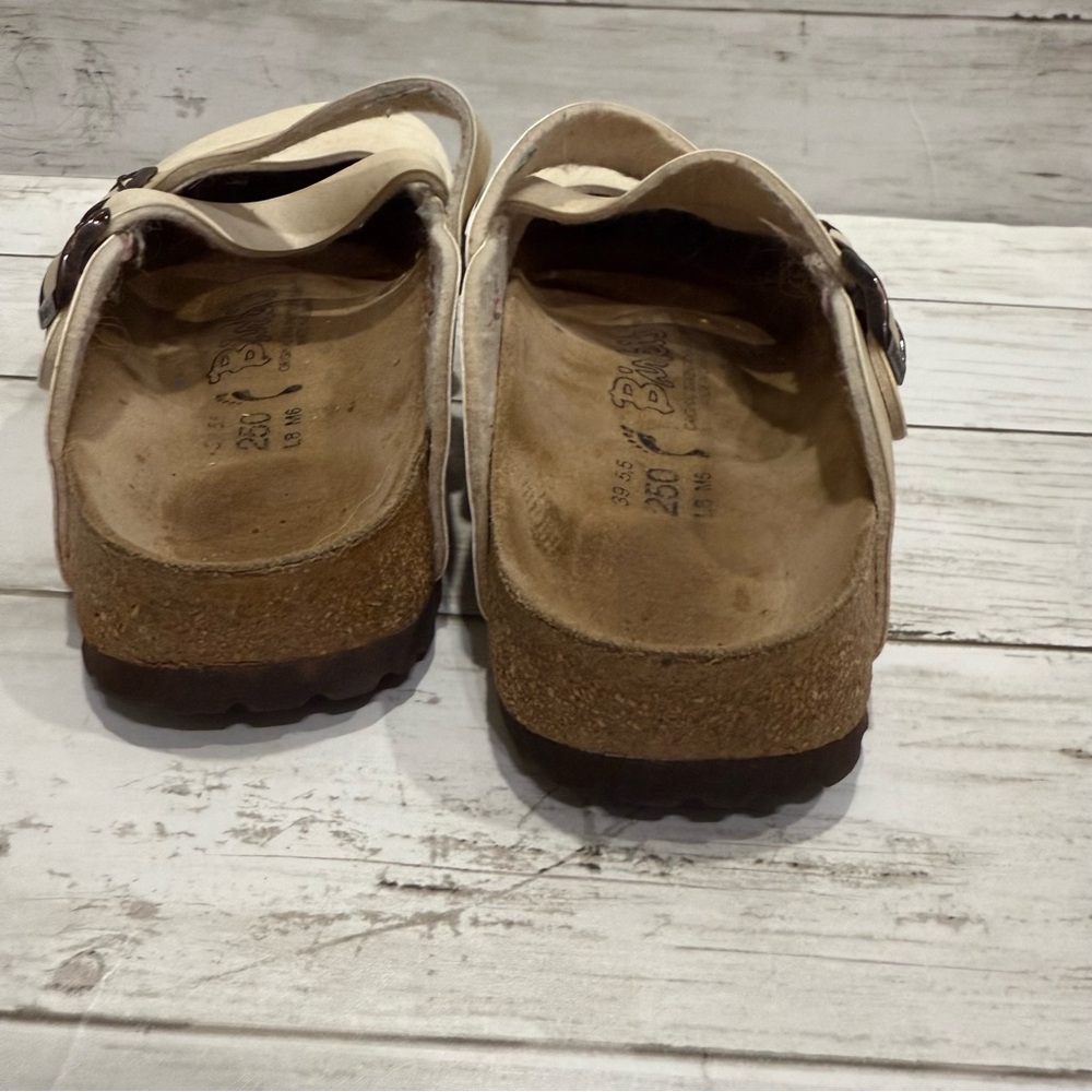 Birki's by Birkenstock Dorian Leather Buckle Clogs L8 - Picture 9 of 10